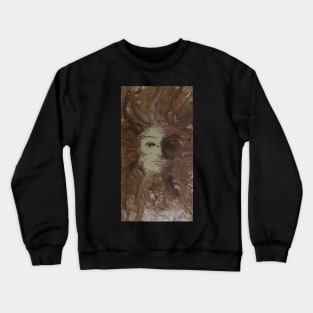 Lady in Brown Crewneck Sweatshirt